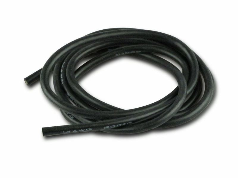 High Quality Ultra Flexible 14AWG Silicone Wire 1m (Black)