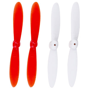 Hubsan X4 Propeller Set of 4 nos-White/Red