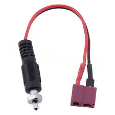 Charger Adapter Cable Deans T Plug Female To Glow Ignitor Connector
