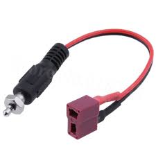 Charger Adapter Cable Deans T Plug Female To Glow Ignitor Connector