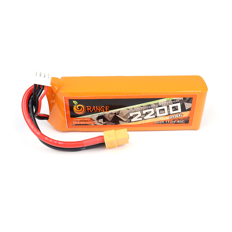 Orange 2200mAh 3S 40C/80C (11.1V) Lithium Polymer Battery Pack