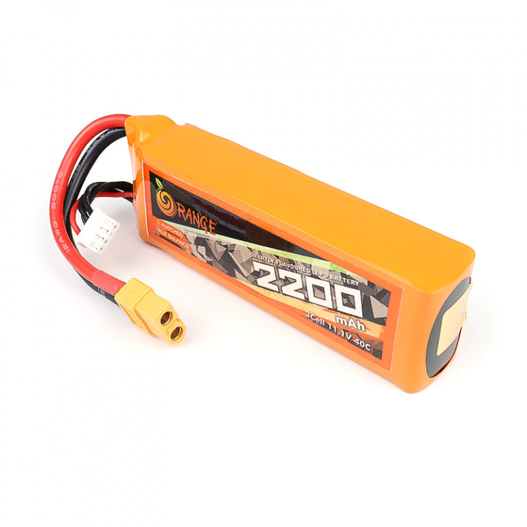 Orange 2200mAh 3S 40C/80C (11.1V) Lithium Polymer Battery Pack