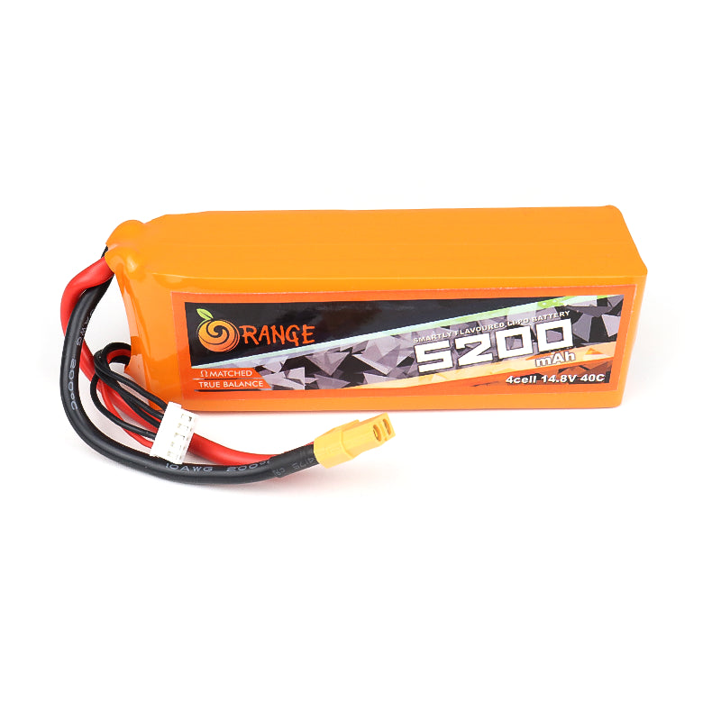 Orange 5200mAh 4S 40C/80C (14.8V) Lithium Polymer Battery Pack
