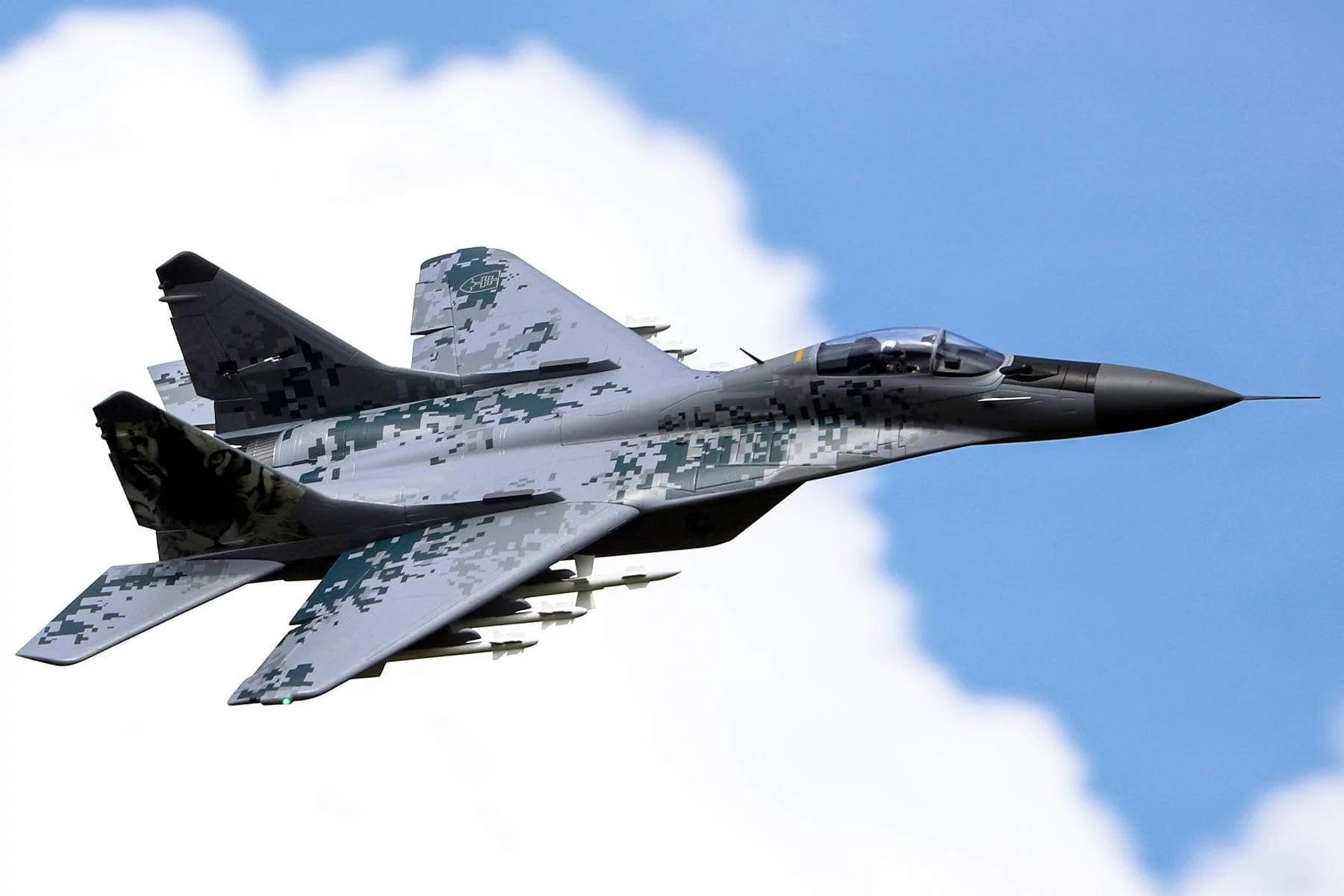 Freewing MiG-29 Fulcrum Digital Camo Twin 80mm EDF Jet - PNP