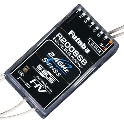 Futaba R2008SB 2.4GHz S-FHSS 8-Channel S.Bus Receiver