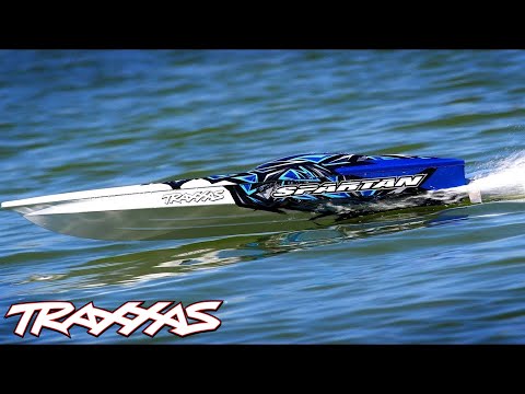 Traxxas Spartan Race Boat Brushless 36" Red 57076-4