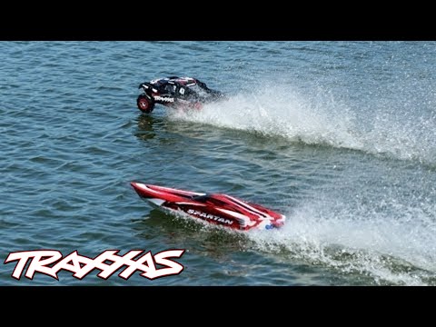 Traxxas Spartan Race Boat Brushless 36" Red 57076-4