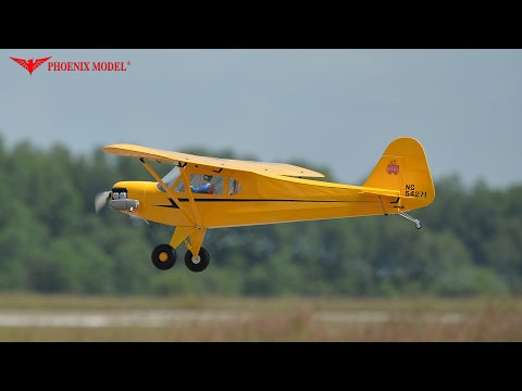 Phoenix Model Piper J3 Cub GP/EP 20cc Gas/EP ARF 90" - 1:4 3/4