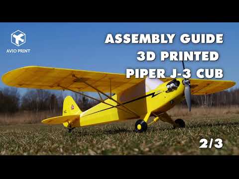 Piper J3 Cub - 3D Printed Kit