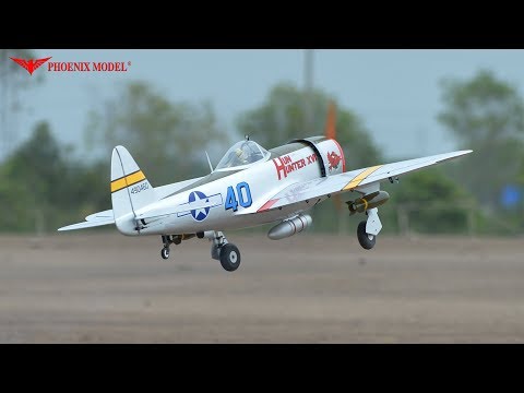 Phoenix Model P-47 Thunderbolt 30-35cc Gas/EP ARF 79" - 1:6 1/4