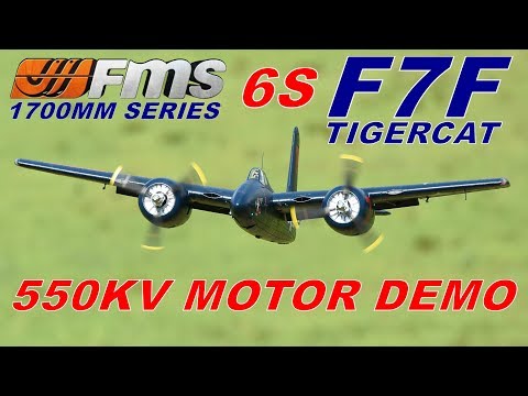 FMS 1700MM (66.9") F7F TIGERCAT BLUE PNP