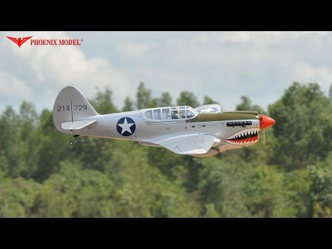 Phoenix Model P-40 Warhawk 30-35cc Gas/EP ARF 80" - 1:4 3/4