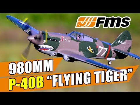 FMS 980MM (38.6") P-40B FLYING TIGER PNP
