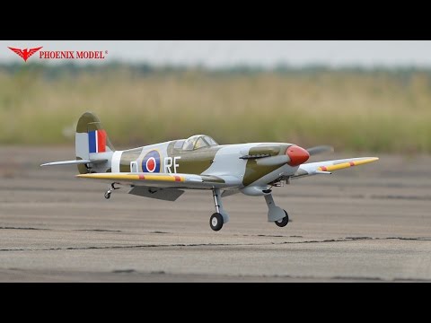 Phoenix Model Spitfire 30cc Gas/EP ARF 70.8" - 1:6 1/4