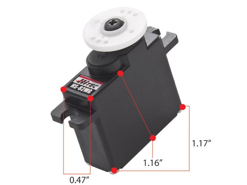 Hitec HS-82MG Standard Metal Gear Micro Servo