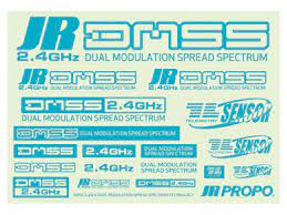 JR DMSS Logo Sticker JST-XG1 Decal Sheet