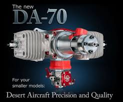 Desert Aircraft 70cc Twin Petrol Engine - DA-70