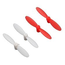 Hubsan X4 Propeller Set of 4 nos-White/Red