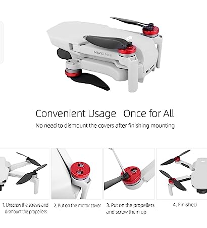 Motor Cover Cap Compatible With Dji Mavic Mini / Mini 2 / Mini 3 Pro