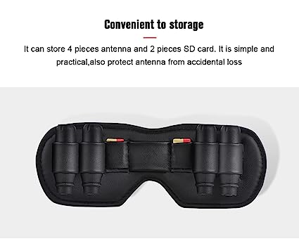Protective Lens Cover With Antenna Storage Box For Dji Fpv / Dji Avata Drones (Goggles V2)
