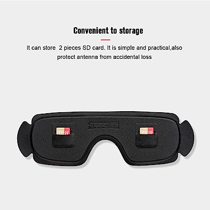 Pu Protective Lens Cover With Antenna Storage Box For Dji Avata Fpv Drone Dji Goggles 2 Dust Proof