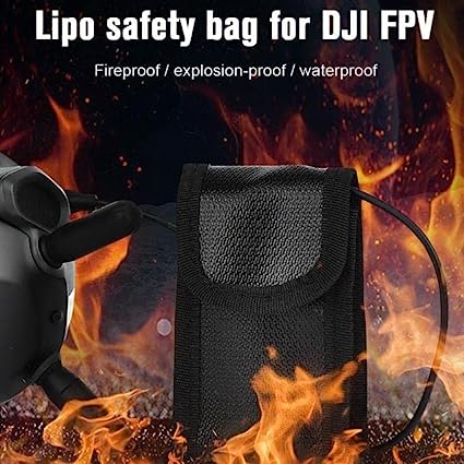 Proof Storage Bag For Dji Fpv Drone / Dji Avata Drones (Black)