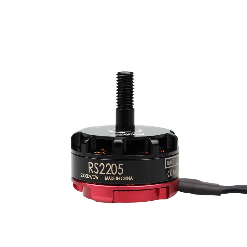 EMAX RS2205 KV2300 Brushless DC Motor for FPV Racing Drone ? Red Cap (CCW Motor Rotation)