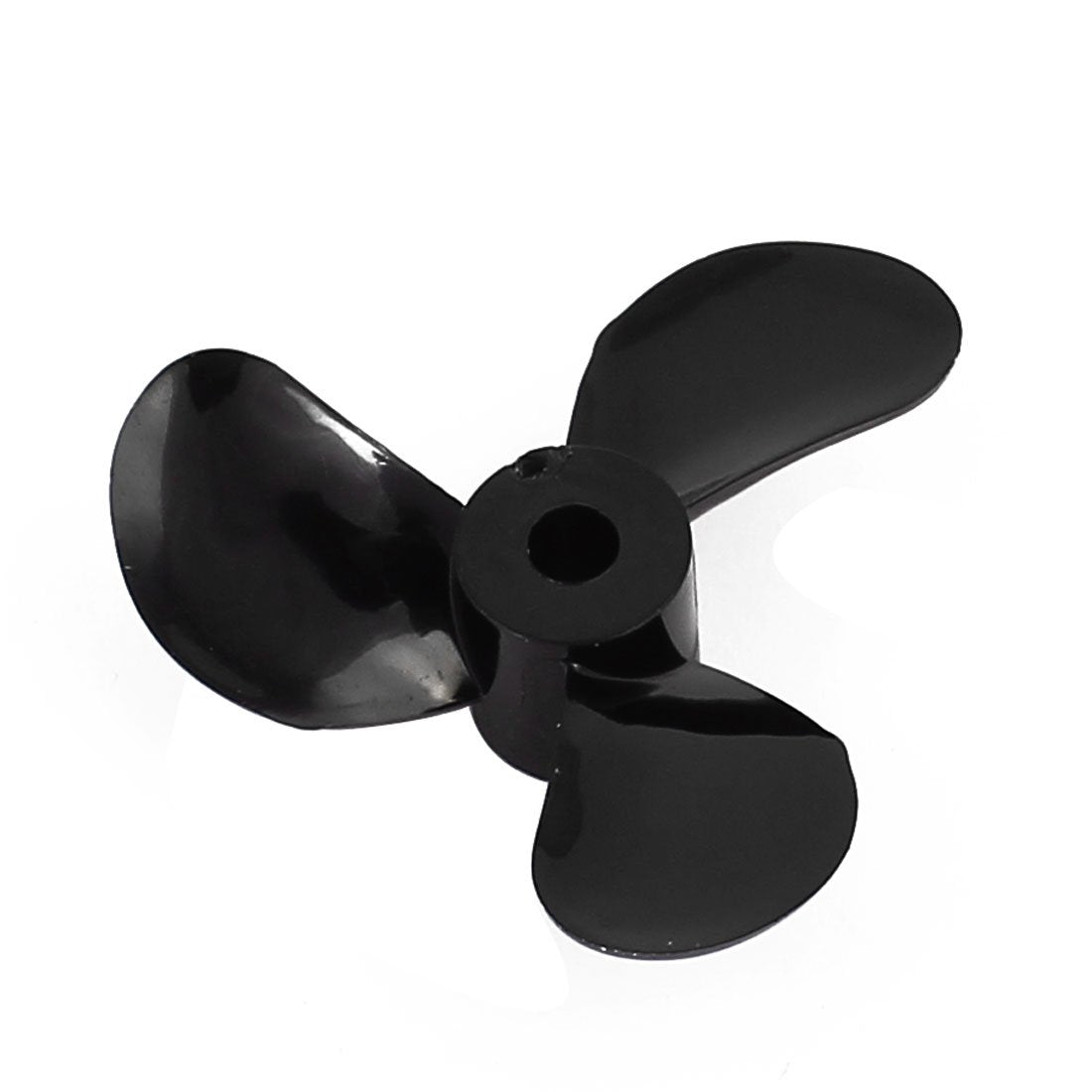 3 Blade Boat Propeller D32xH9x3mm Reverse Glossy Black