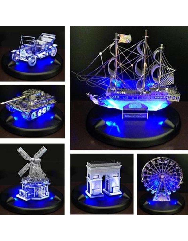 LED DISPLAY BASE BLUE LIGHT METAL EARTH