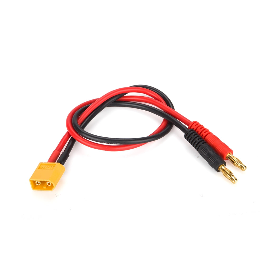 4mm Banana Plug to XT60 Silicon Charger Lead - 12 Inches / 30 cm