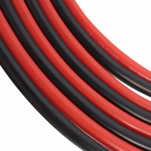 High Quality Ultra Flexible 10AWG Silicone Wire 1m (Black)