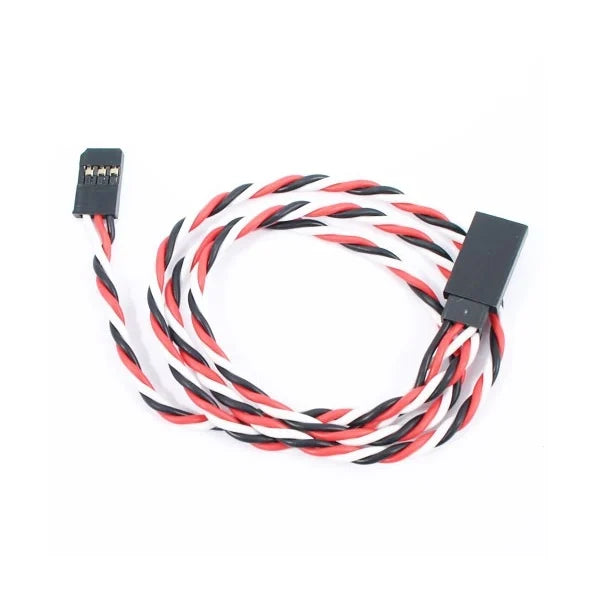 SafeConnect Twisted 45CM 22AWG Servo Lead Extension (Futaba) Cable