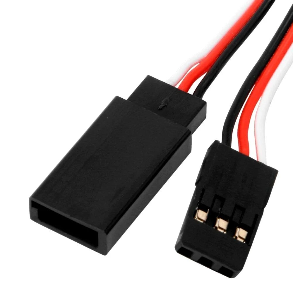 SafeConnect Flat 15CM 26AWG Servo Lead Extension (Futaba) Cable