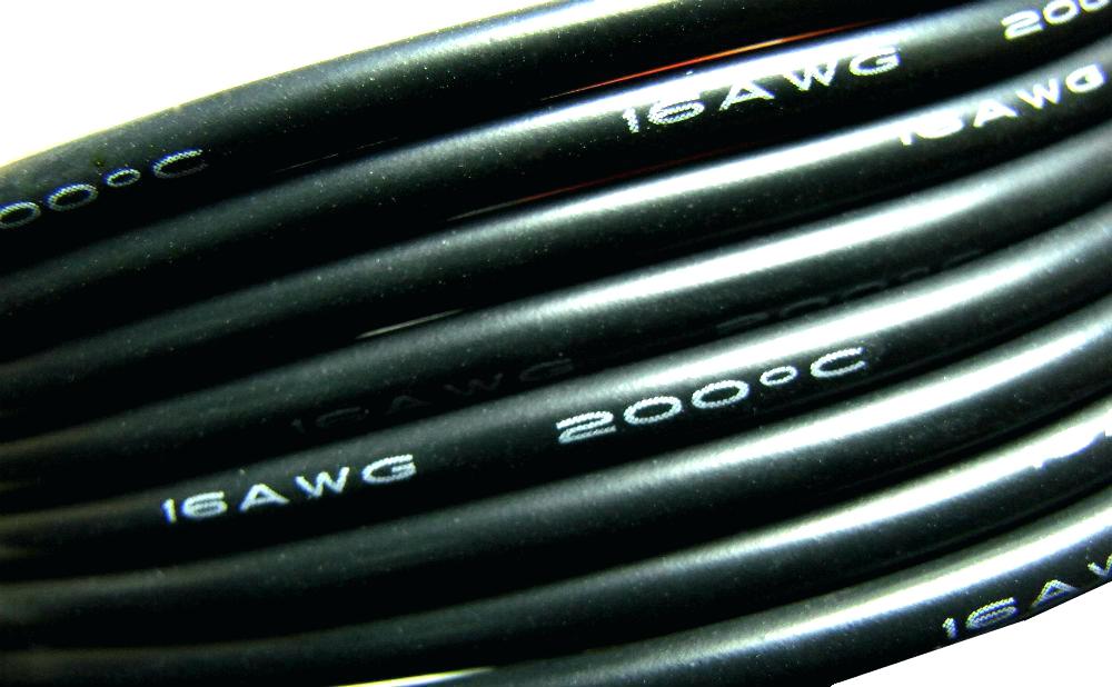 High Quality Ultra Flexible 16AWG Silicon Wire 10m (Black)