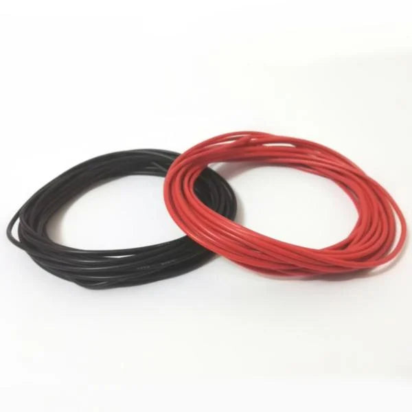 High Quality Ultra Flexible 24AWG Silicone Wire 5m (Black)