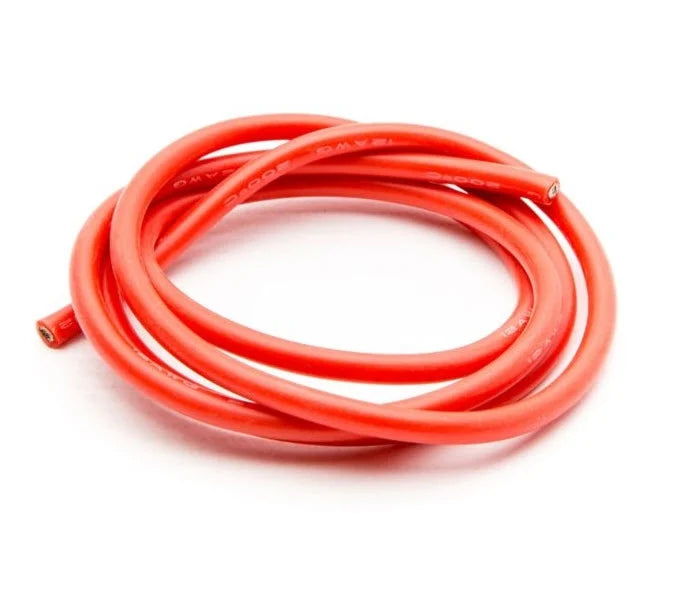 High Quality Ultra Flexible 12AWG Silicone Wire 1m (Red)