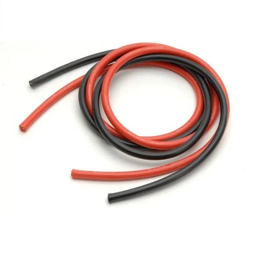 High Quality Ultra Flexible 8AWG Silicone Wire 0.5m (Red) + 0.5m (Black)