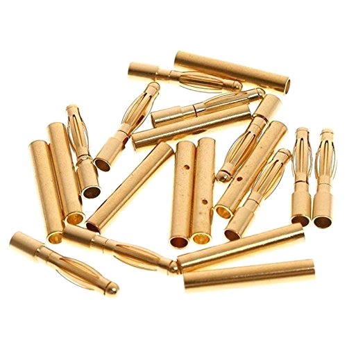 2mm Gold Connectors-3 Pairs (6pcs.)