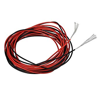 High Quality Ultra Flexible 30AWG Silicone Wire 5m (Red) + 5m (Black)