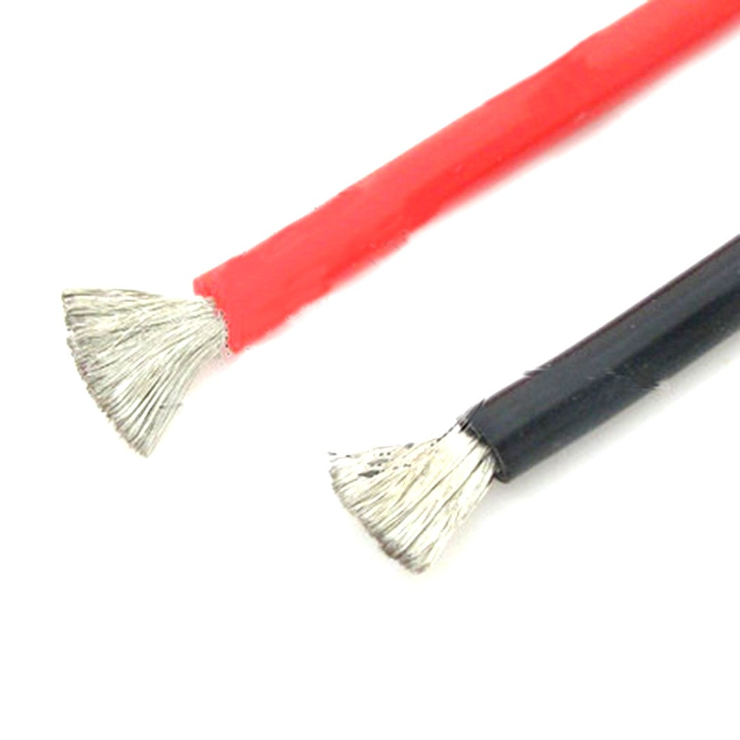 High Quality Ultra Flexible 8AWG Silicone Wire 1m (Red) + 1m (Black)