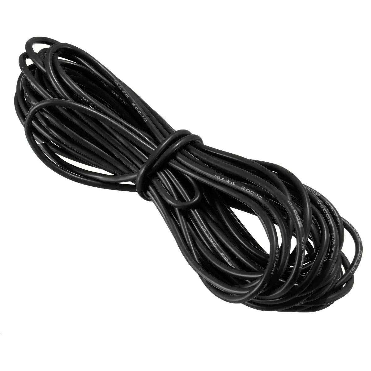 High Quality Ultra Flexible 14AWG Silicone Wire 5m (Black)