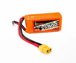Orange 1500mAh 4S 100C/200C (14.8V) Lithium Polymer Battery Pack