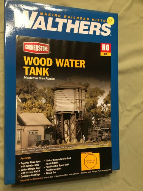 WALTHERS HO WOOD WATER TANK