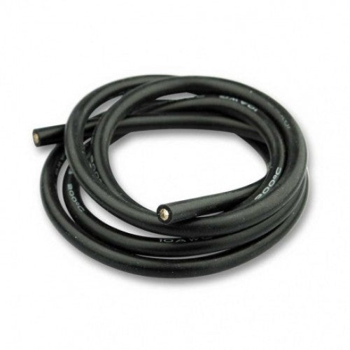Silicone Wire 10AWG (1mtr) Black