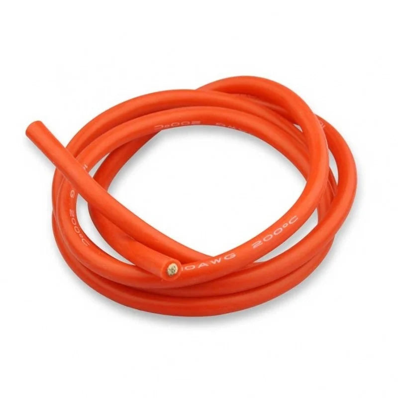 High Quality Ultra Flexible 8AWG Silicone Wire 0.5m (Red)