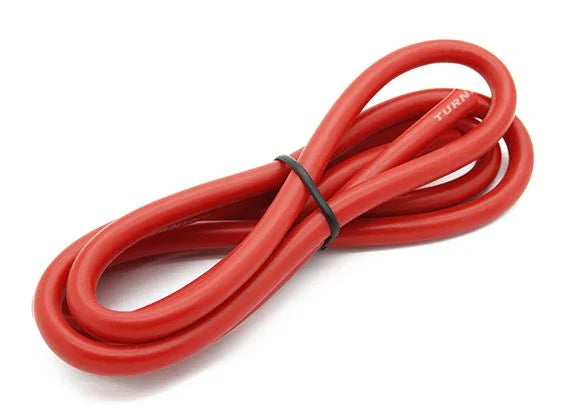 High Quality Ultra Flexible 16AWG Silicon Wire 1m (Red)