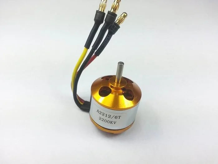 A2212 6T 2200KV Brushless Motor for Drone (Soldered Connector)